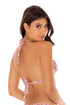 Luli Fama Baby Jungle WEAVED TRIM TRIANGLE HALTER TOP